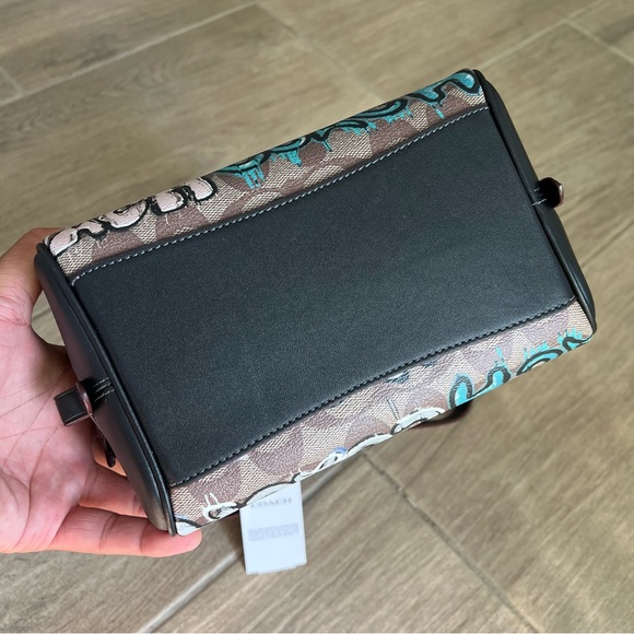 Coach X Mint + Serf Sydney Satchel In Signature Canvas - Picture 7 of 9